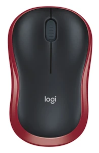 עכבר אלחוטי Logitech Wireless Mouse M185 צבע אדום