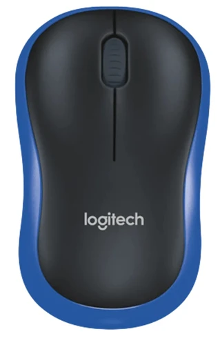 עכבר אלחוטי Logitech Wireless Mouse M185 צבע כחול