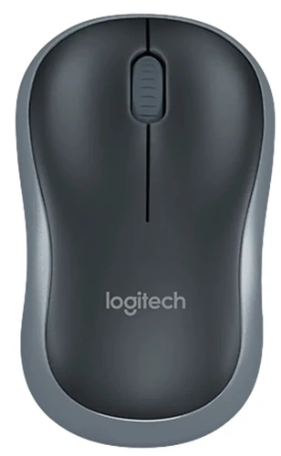 עכבר אלחוטי Logitech Wireless Mouse M185 צבע אפור 