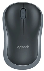 עכבר אלחוטי Logitech Wireless Mouse M185 צבע אפור 