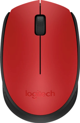 עכבר אלחוטי Logitech M171 - צבע אדום