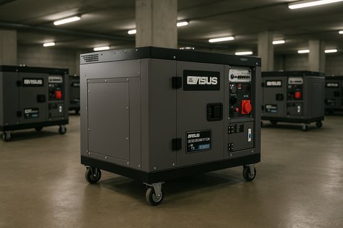 גנרטור דיזל לשעת חירום 7000W חד פאזי בהפעלת ATS אוטומטית