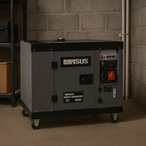 גנרטור דיזל לשעת חירום 7000W חד פאזי בהפעלת ATS אוטומטית
