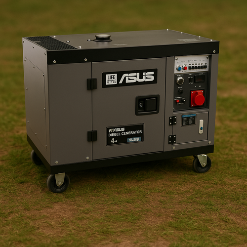 גנרטור דיזל לשעת חירום 7000W חד פאזי בהפעלת ATS אוטומטית