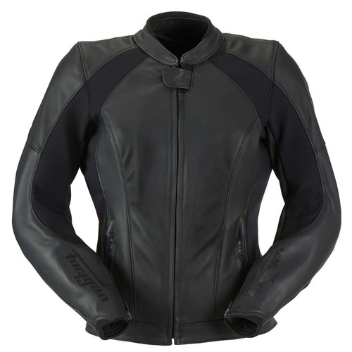מעיל עור לנשים פוריגן שחור - FURYGAN LIVIA WOMENS LEATHER JACKET