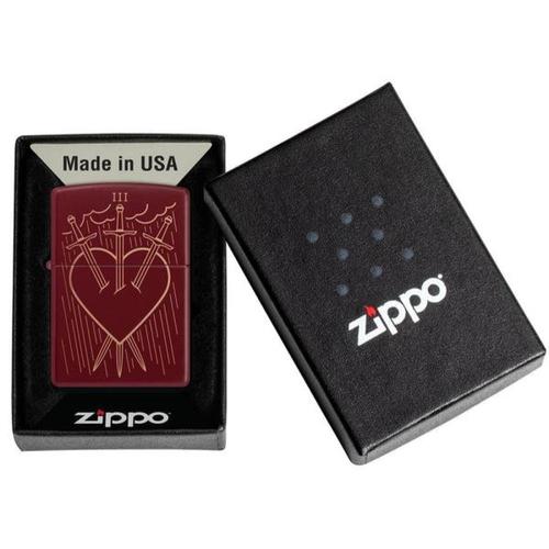 מצית זיפו לב וחרבות - ZIPPO