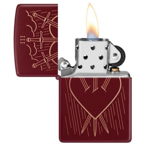 מצית זיפו לב וחרבות - ZIPPO