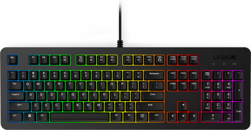 מקלדת חוטית Lenovo Legion K300 Gaming RGB E.H USB * GY40Y57715 