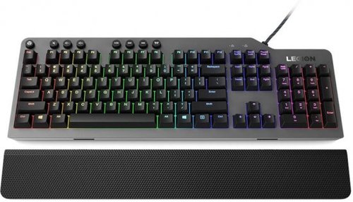 מקלדת גיימינג Lenovo Legion K500 עם מתגים מכניים וחיבור USB יציב