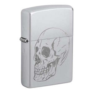 מצית זיפו גולגולת נקי - ZIPPO