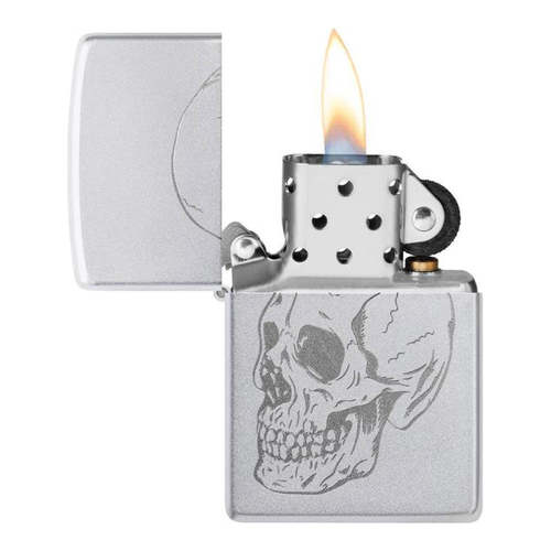 מצית זיפו גולגולת נקי - ZIPPO