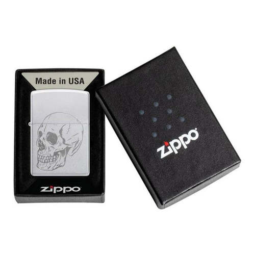 מצית זיפו גולגולת נקי - ZIPPO