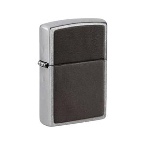 מצית זיפו עור אמיתי חום - ZIPPO