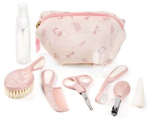 סט טיפול וטיפוח לתינוק 12 חלקים בתיק רחצה - שפירית