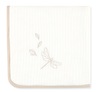שמיכה גדולה עם מילוי 85*115 ליין Forest Mist צבע שמנת מודפס