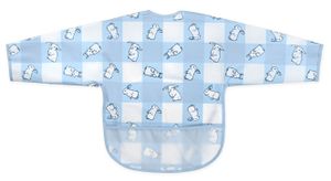 סינר עם שרוולים וכיס תחתון - ארנבונים