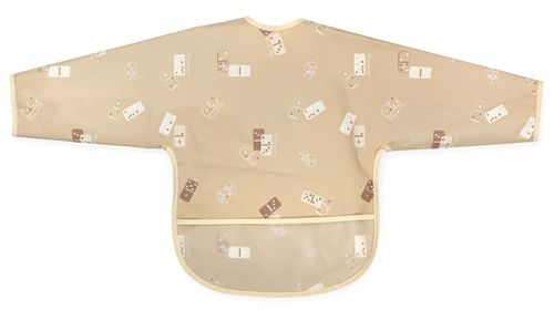 סינר עם שרוולים וכיס תחתון - דומינו