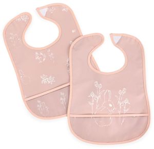 זוג סינרי PVC לתינוק עם כיס ותיפור היקפי - יער קסום