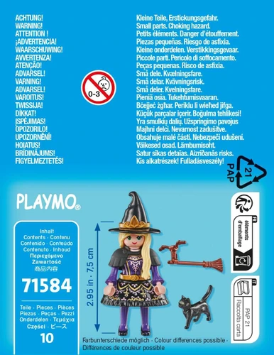 משחק פליימוביל מכשפה עם חתול לגילאי 4+