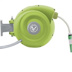 גלגלת השקיה קפיצית לגינה עם חיבורים 30 מטרים American Eagle