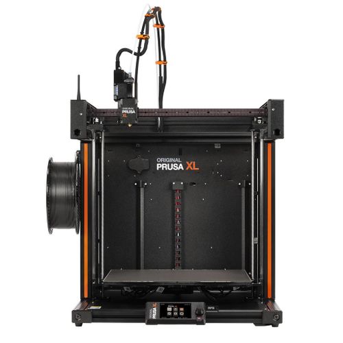 מדפסת תלת מימד Prusa XL מורכבת בזווית צד