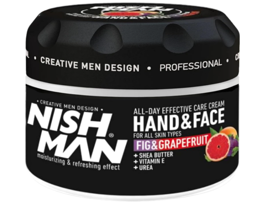 קרם לחות ידיים ופנים NISHMAN 300ML- תמצית תאנה ואשכולית