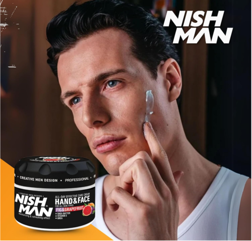 קרם לחות ידיים ופנים NISHMAN 300ML- תמצית תאנה ואשכולית