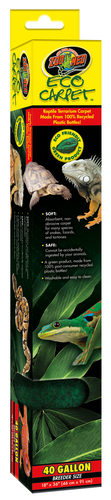 זואו מד משטח Eco Carpet – גודל 40 גלון | Zoo Med Eco Carpet 40 Gallon – Reptile Liner