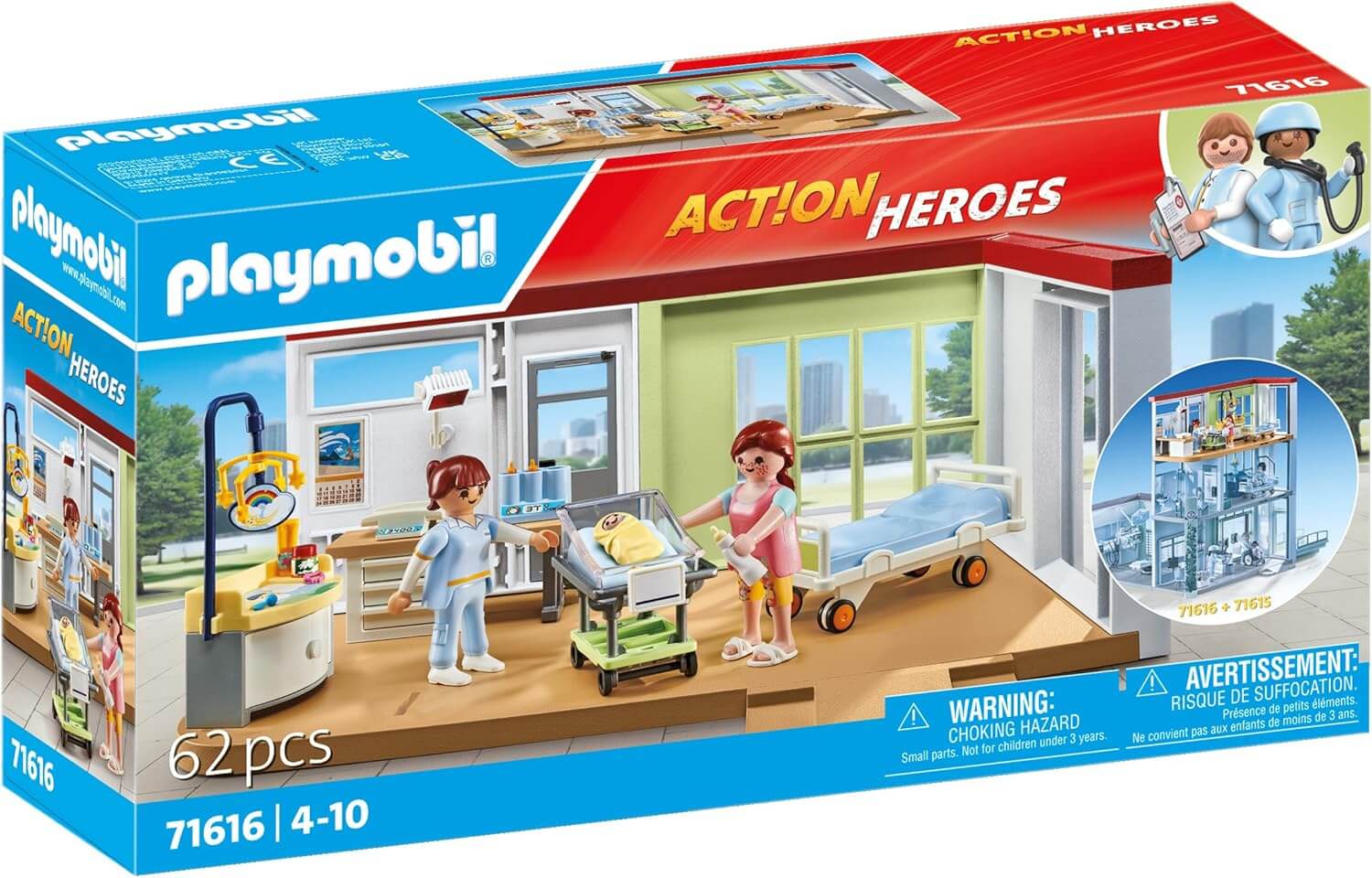 משחק פליימוביל חדר יולדות לגילאי 4+