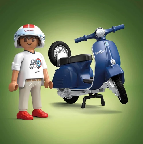 משחק פליימוביל 1969 Vespa 150 Sprint Veloce - כחול לגילאי 5+