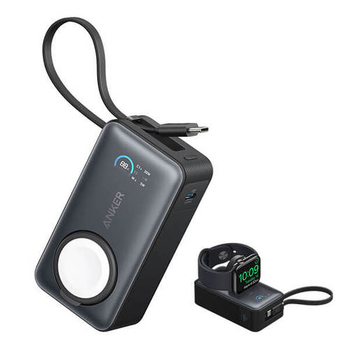 סוללת גיבוי ניידת Anker MagGo Power Bank 10000mAh