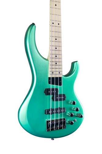 זווית נוספת MTD Kingston Lynn Keller Artist Edition Bass - Metallic Seafoam Green Bass