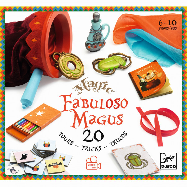 ערכת קסמים פאבולוסו מאגוס 20 קסמים - DJECO