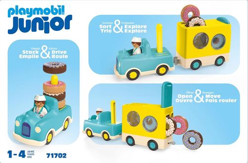 פליימוביל 71702 - משאית דונאטס מדהימה לגיל הרך