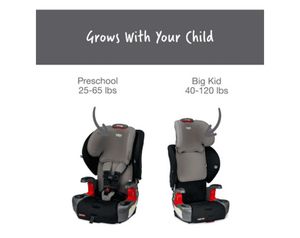 בוסטר Grow with you קליקטייט שחור קונטור / Safe wash BRITX  BRITAX