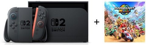Nintendo Switch 2 + Mario Kart World Bundle נינטנדו