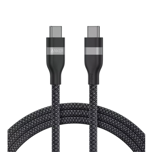 כבל 1 מטר Anker USB-C to USB-C 240W Upcycled-Braided A82E2