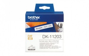 גליל מדבקות נייר מקורי BROTHER DK11203 