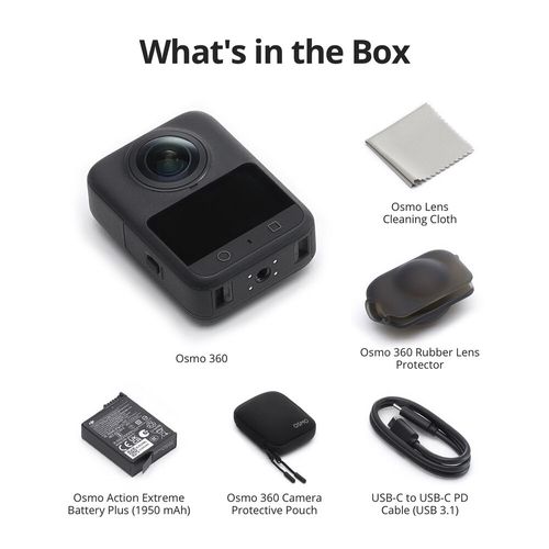 מצלמה DJI Osmo 360 Standard Combo