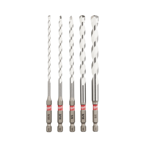 סט מקדחי קרביד רב־חומרי SHOCKWAVE™ Impact Duty – 5 יחידות דגם 48-20-8898 Milwaukee