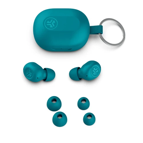 אוזניות אלחוטיות מעוצבות JLAB JBUDS MINI TWS- צבע Aqua