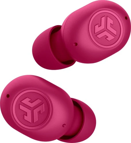 אוזניות אלחוטיות מעוצבות JLAB JBUDS MINI TWS- צבע ורוד 