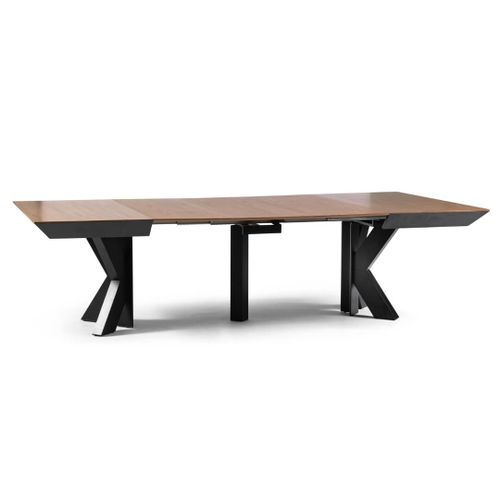 OFER SET | סט פינת אוכל מרובעת נפתחת עד 340 ס״מ דגם עופר כולל 8 כיסאות מרופדים