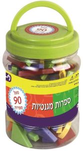 דלי עם למעלה מ 90 ספרות וסימני חשבון מגנטיים