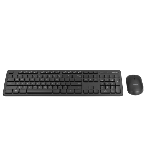 עכבר ומקלדת בצבע שחור מדגם CW100 של ASUS