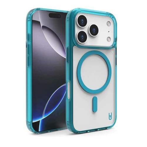 כיסוי Grip Crystal MagSafe iPhone 17 Pro Max , אייפון 17 פרו מקס , צבע כחול