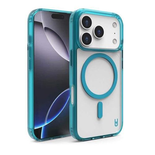 כיסוי Grip Crystal MagSafe iPhone 17 Pro , אייפון 17 פרו , צבע כחול