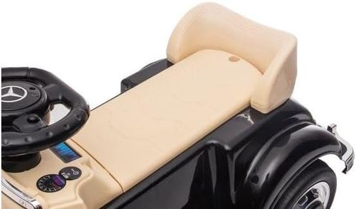 בימבה ממונעת 6V בדמות מרצדס וינטג' S300 עם אורות, אפקטים קוליים ומערכת מולטימדיה - שחור