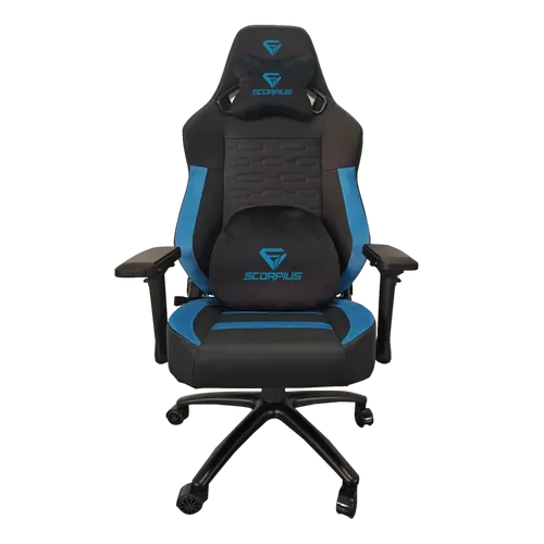 SCORPIUS PROFESSIONAL כסא גיימינג שחור/תכלת