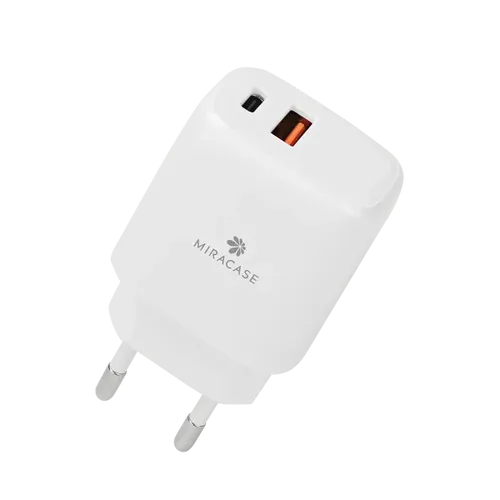 מטען קיר MIRACASE MWC25PQ 25W עם כבל universal